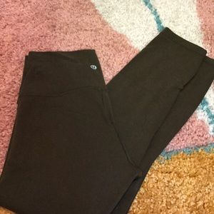 Lululemon dark olive green leggings